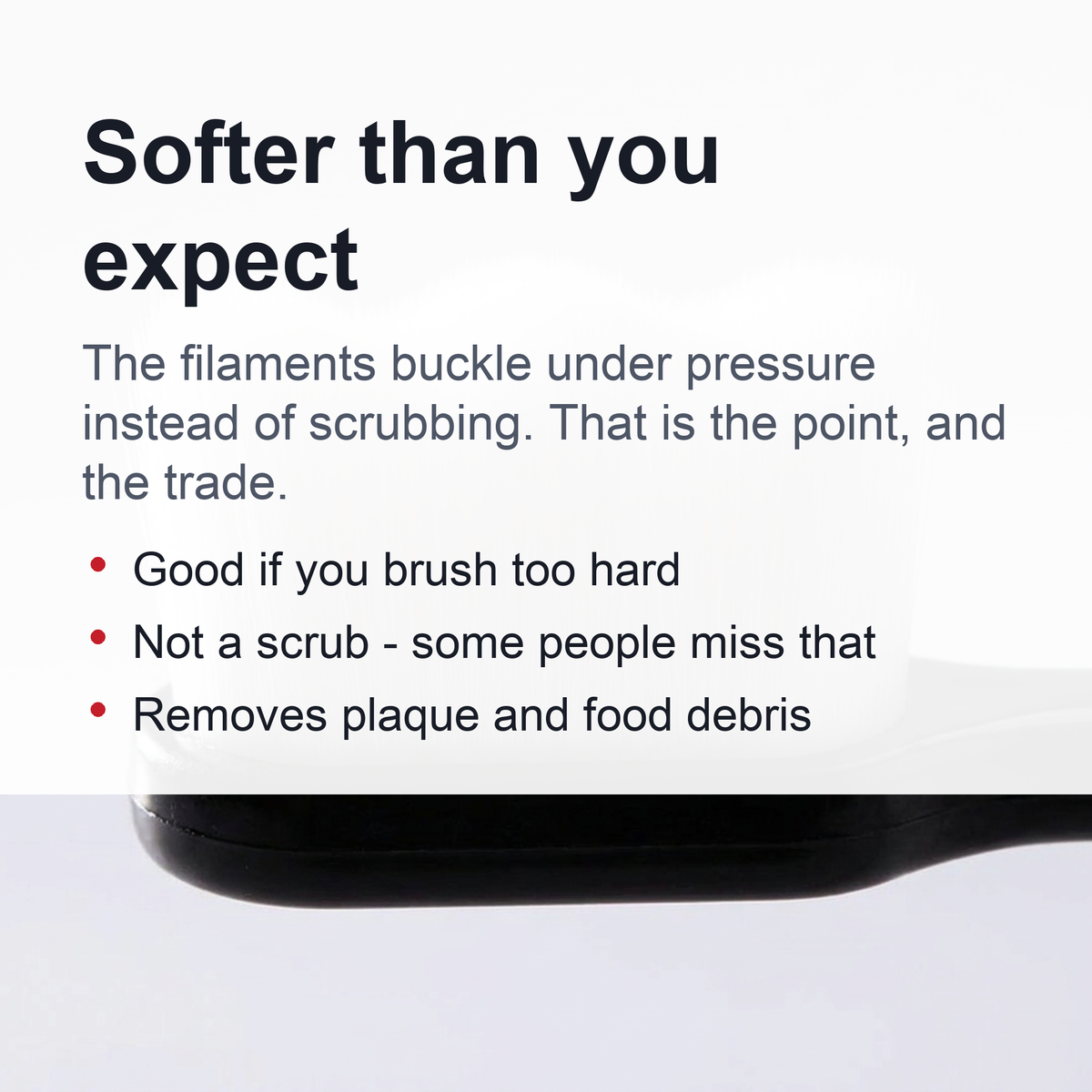 Extra-Soft Manual Toothbrush - Dense Ultra-Fine Bristles, Wide Wavy Head