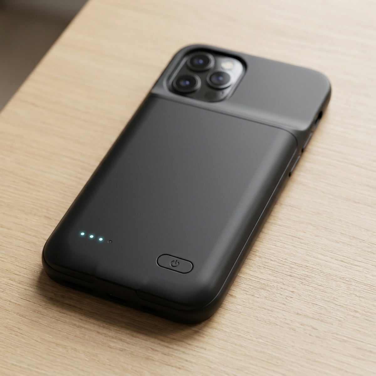 iPhone Battery Case – 6800mAh Power Bank Charger Cover for Extended Mobile Use
