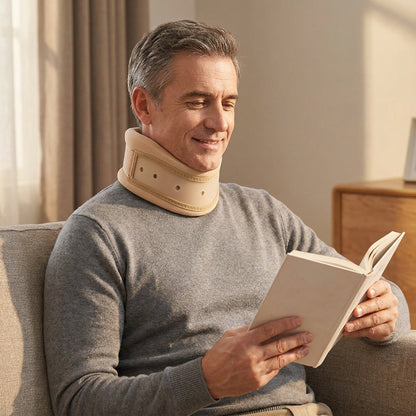 Neck Brace - Comfortable Spine Aligned & Breathable Design Cervical Collar