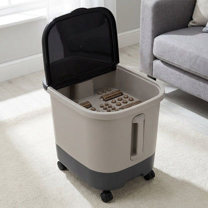 Automatic Foot Spa Bath – Heated Electric Massager Tub with Constant Temperature & Bubbles for Relaxing Feet Care