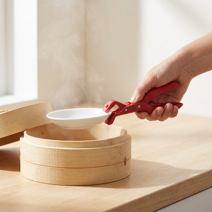 Hot Plate Gripper Clips – Heat-Resistant Tongs for Bowls, Pans & Air Fryers