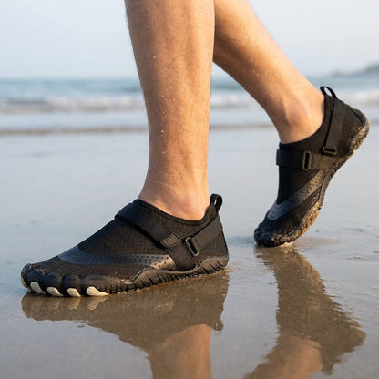 Breathable Double Buckle Unisex Water Shoes - Aqua Shoes Slip-On