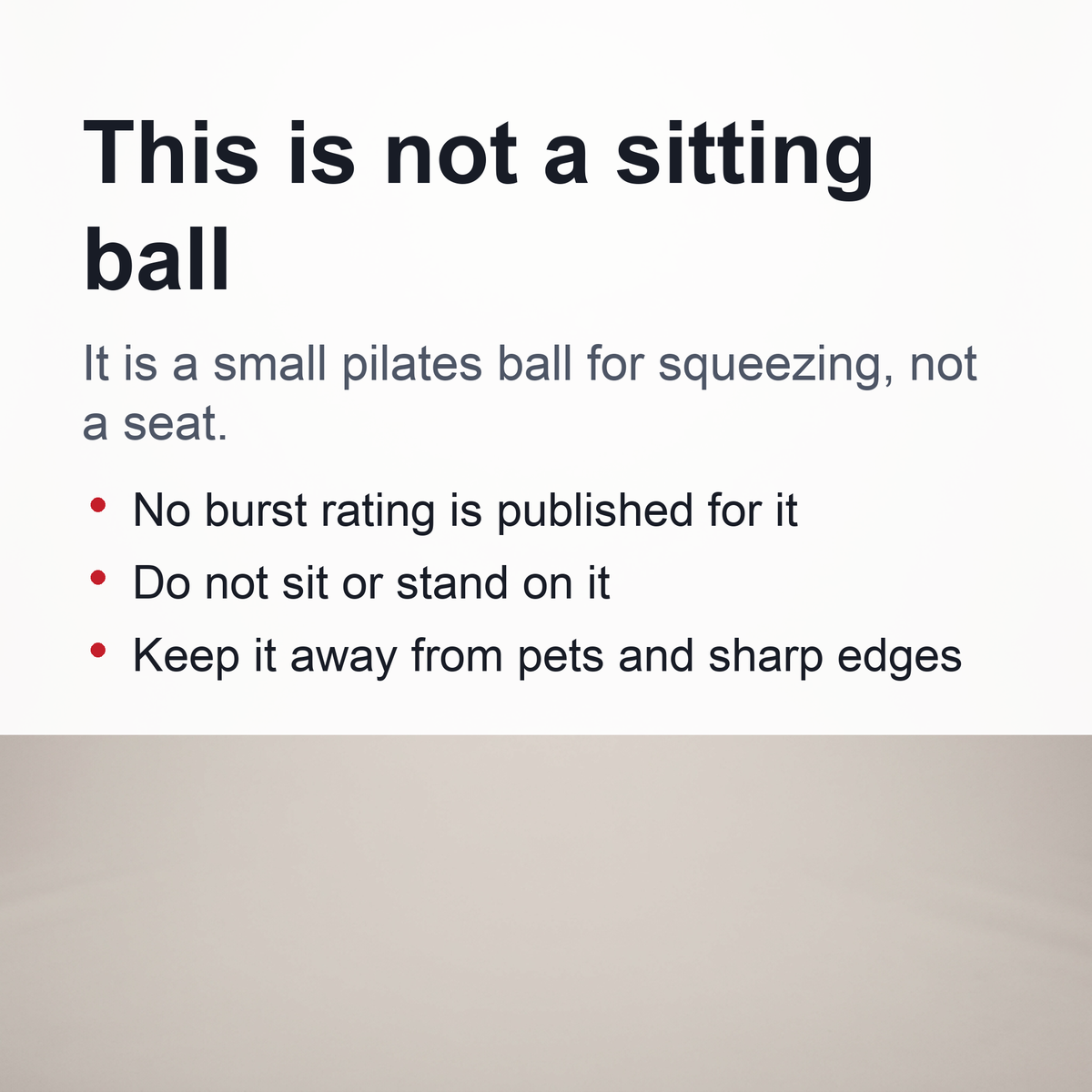 Mini Yoga Ball