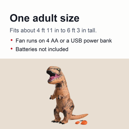 Inflatable Dinosaur Costume for Adults – Ultimate T-Rex Party Outfit