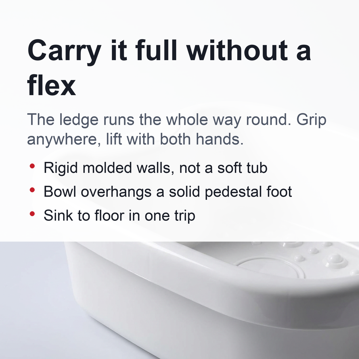 Professional Foot Tub Basin