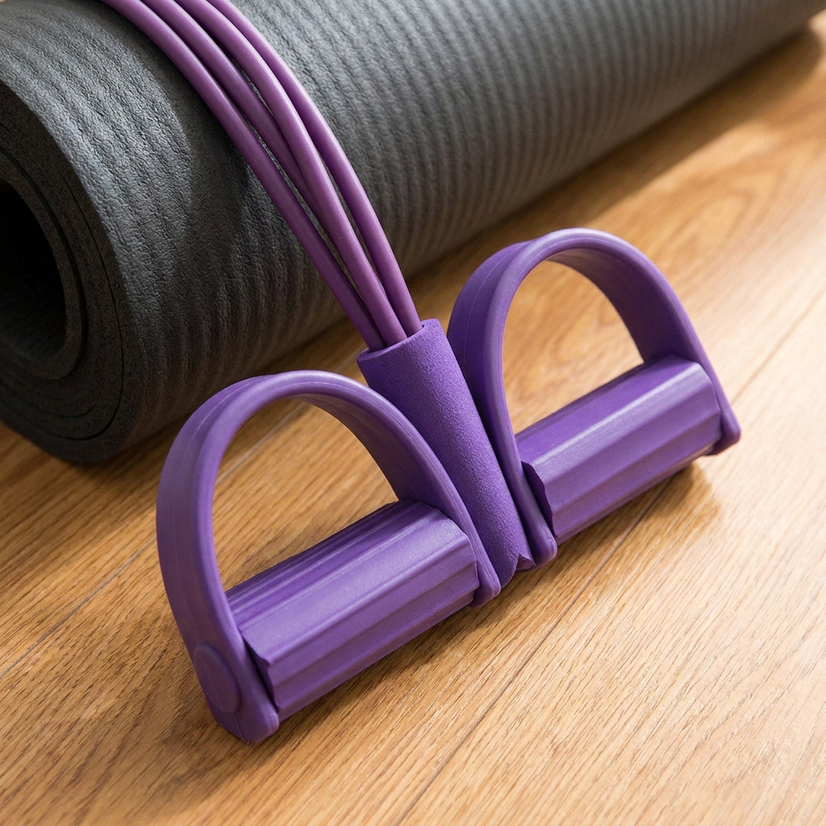 Multifunctional Pedal Resistance Elastic Sit-up Bands - Pedal Exerciser Sit-up Pull Rope