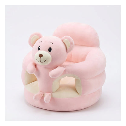 Plush Animal Floor Seat – Soft Foam Ring Cushion for Babies Who Already Sit Up