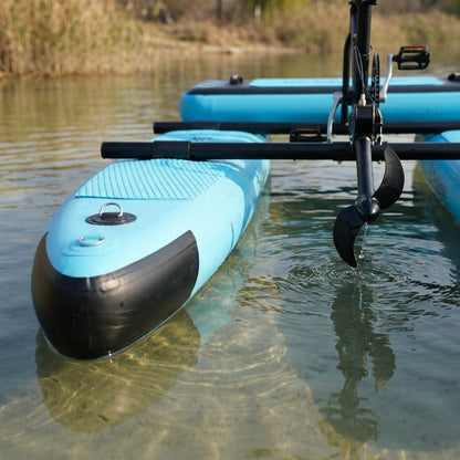 Spatium SUP Inflatable Water Bike 2.0 – Stable Pedal Kayak Pedal Boat for Lakes, Easy-Drive Inflatable Watercraft for Outdoor Adventure & Fitness