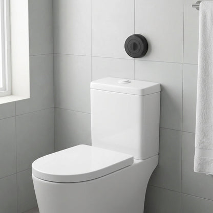 Automatic Toilet Flusher for Push-Button Toilets – Touchless Motion Sensor Flush Kit, Battery Powered