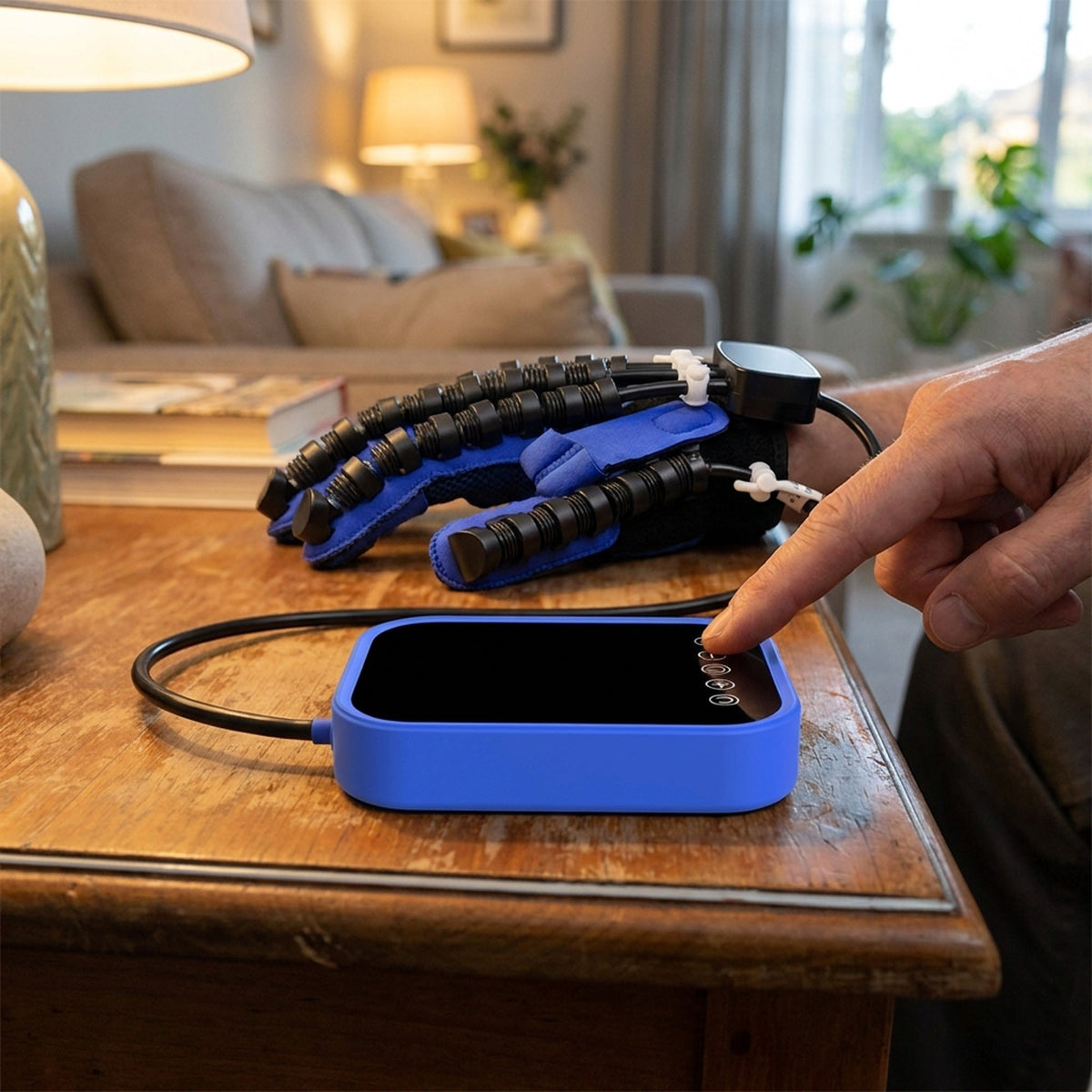 Rehabilitation Robot Glove – Hand & Finger Massage Device for Stroke Recovery & Hemiplegia Therapy