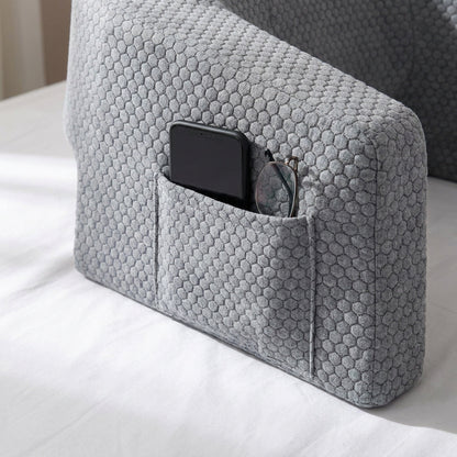 Soft Reading Pillow – Ergonomic Armrest Lap Desk with Washable Cover for Gaming & Relaxing