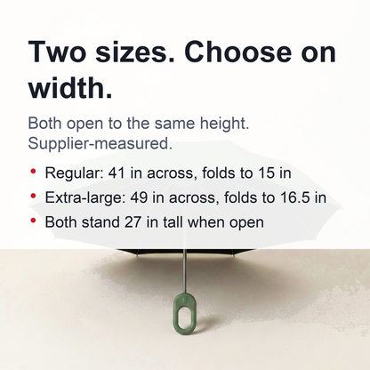 Extra-Large Reinforced Automatic Umbrella – Windproof, Rain-Resistant, UV-Blocking Ring-Buckle Design for Reliable All-Weather Protection