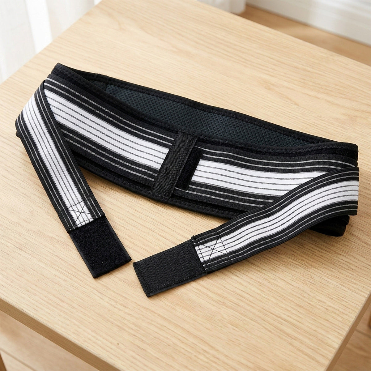Sacroiliac Hip Support Belt - Adjustable Compression Belt for the Hips and Lower Back, One Size, Black