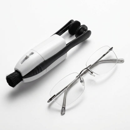 Professional Dry Carbon Eyeglass Lens Cleaner – Streak-Free, No-Liquid Cleaner for Glasses, Sunglasses, Screens & Camera Lenses, Pocket-Sized Reusable Optical Cleaning Tool
