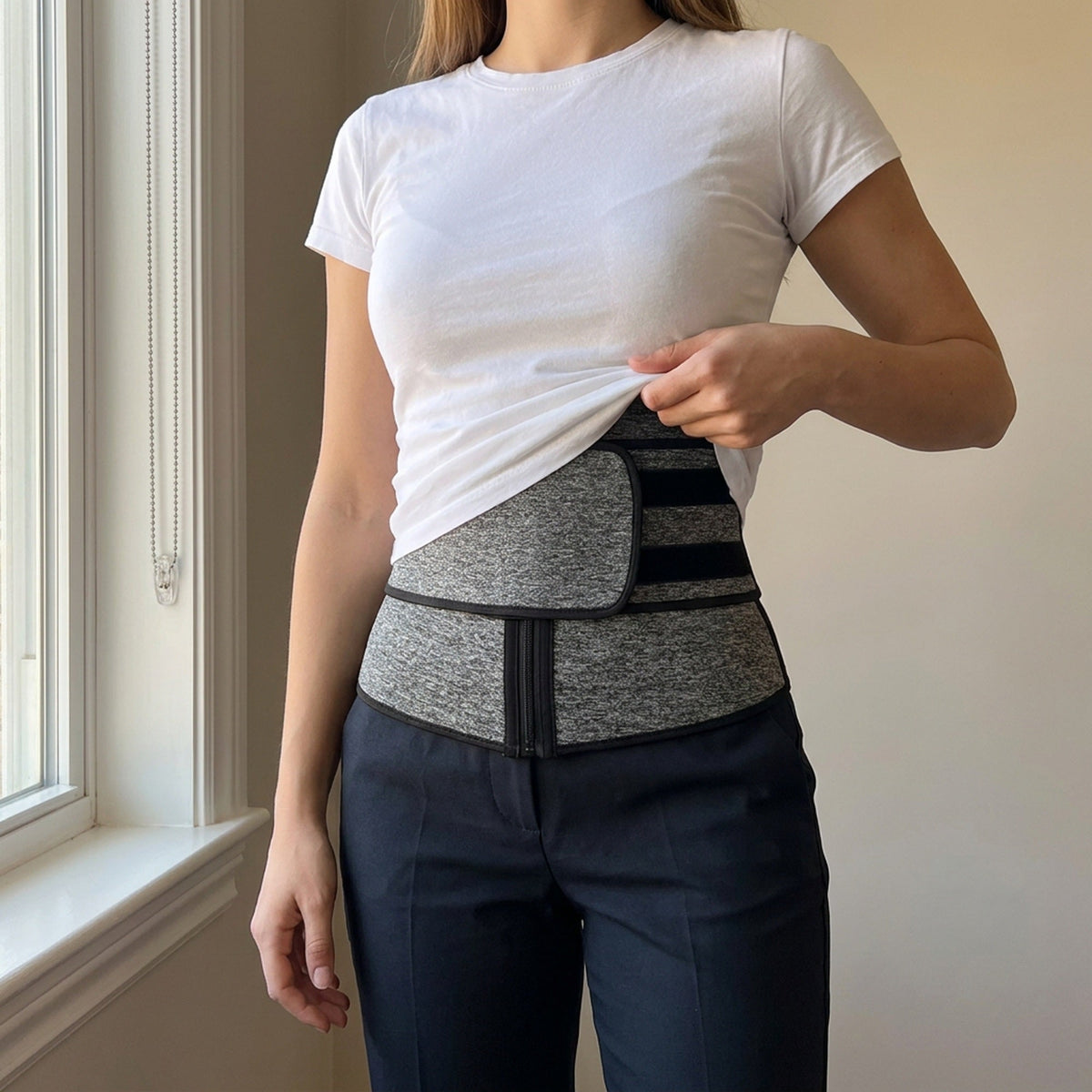 Women Waist Trainer Neoprene Body Shaper Belt - Belt Tummy Control Waist Trimmer Slimming Belly Band Shaper