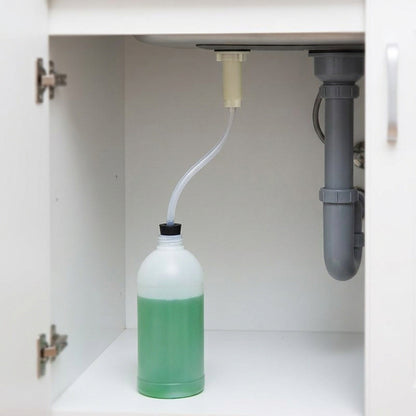 Sink Soap Dispenser Stainless Steel Extension Tube Kit for Liquid Soap Kitchen Sink Bathroom