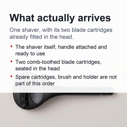 Men’s Painless Back Shaver with Foldable Handle – Portable Hair Remover for Back, Face, and Body Grooming with Comfortable Epilation and Easy Reach