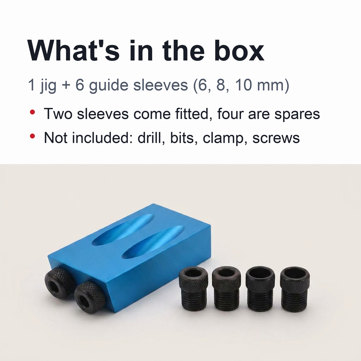 Woodworking Angle Drill Guide Tool Puncher Positioner - Increase Your Woodworking Efficiency with 15-Degree Pocket Hole Jig