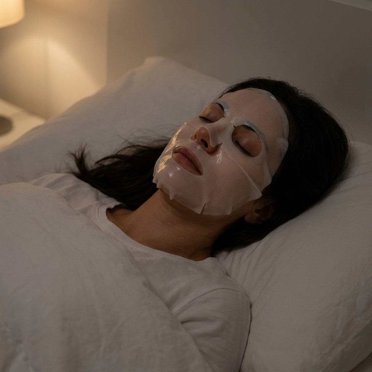 Bio-Collagen Deep Wrinkle-Lifting Mask – Powerful Hydrolyzed Collagen Overnight Hydrogel for Revitalizing, Firming & Reversing Signs of Aging