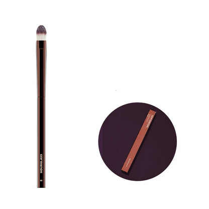 Professional Hourglass Makeup Brush Set – Retractable Eyeshadow, Foundation, Concealer, Powder & Eyeliner Brushes for Beauty Pros