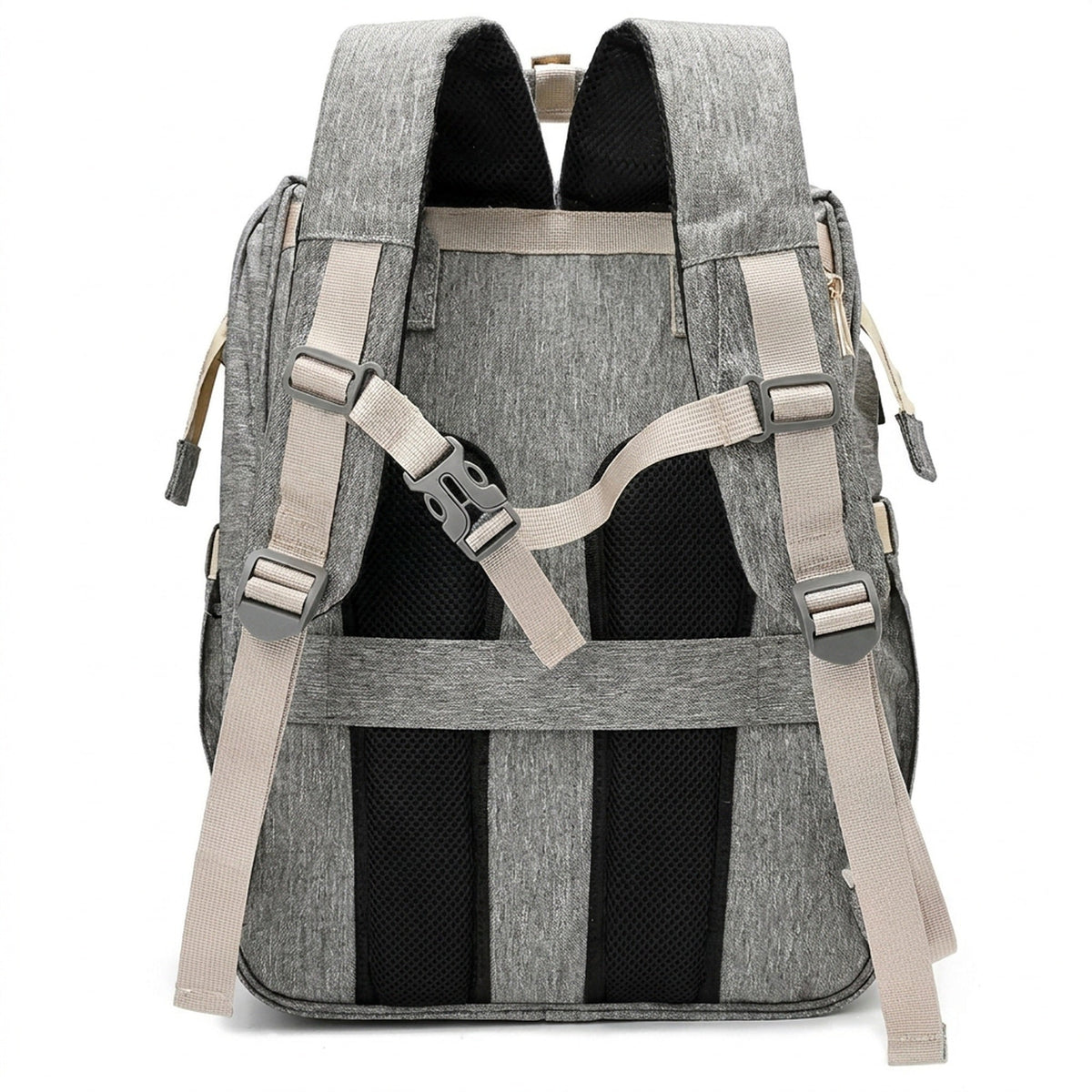 Fold-Out Diaper Bag Backpack — Opens Into a Changing Station