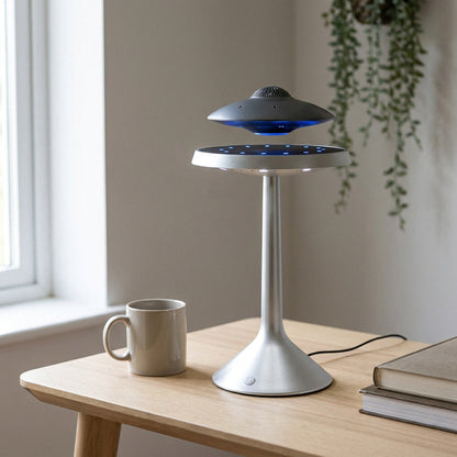 Magnetic Levitation UFO Light - Magnetic LED Lighting Bluetooth's Stereo Charging Floating Levitating Lamp