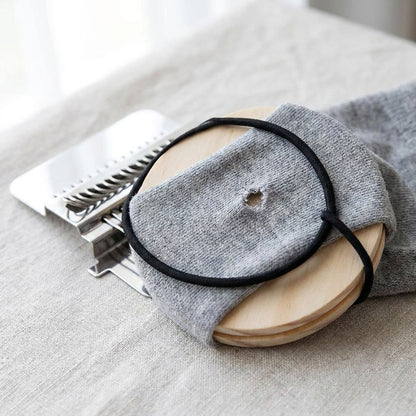 Darning Mini Loom Machine - Handy Small Loom Kit for Beginners, Quickly Repair Jeans, Repair Holes, DIY Beautiful Weaving