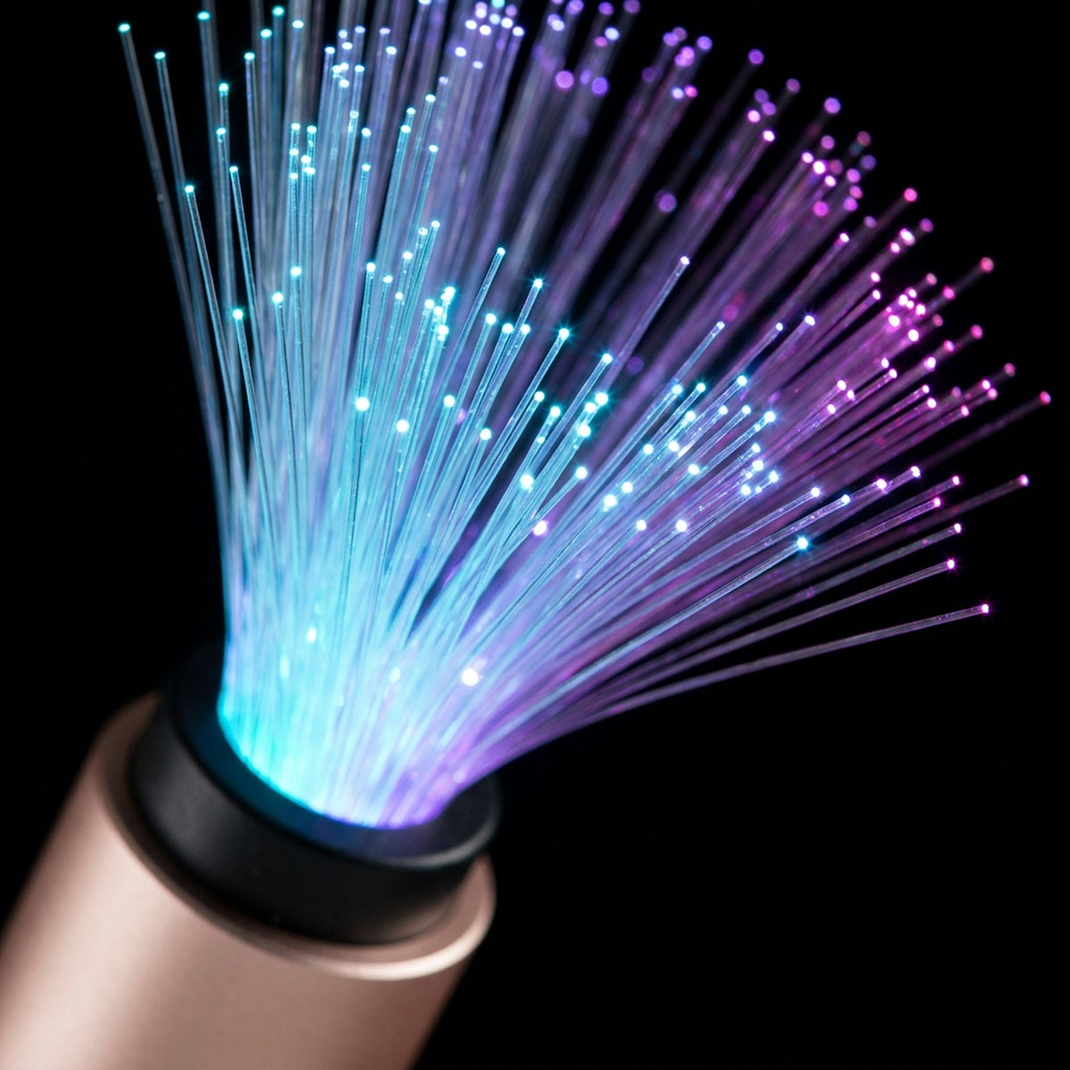 LED Rechargeable Light Whip - Fiber Optic Glowing Light Whips for Dancing