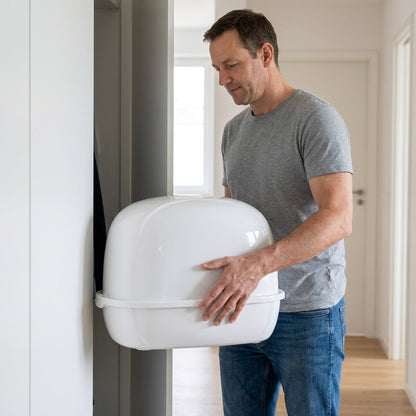 Foldable Electric Clothes Dryer - Ventless Warm-Air Drying Cabinet for Apartments