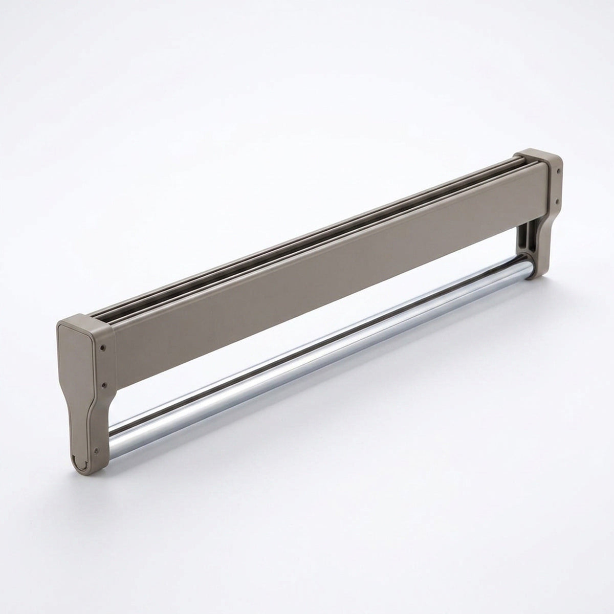 Top-Mount Pull-Out Wardrobe Hanger Rail – Extendable Adjustable Closet Rod for Hanging Clothes, Trouser Organization, Maximizing Wardrobe Space Neatly and Efficiently