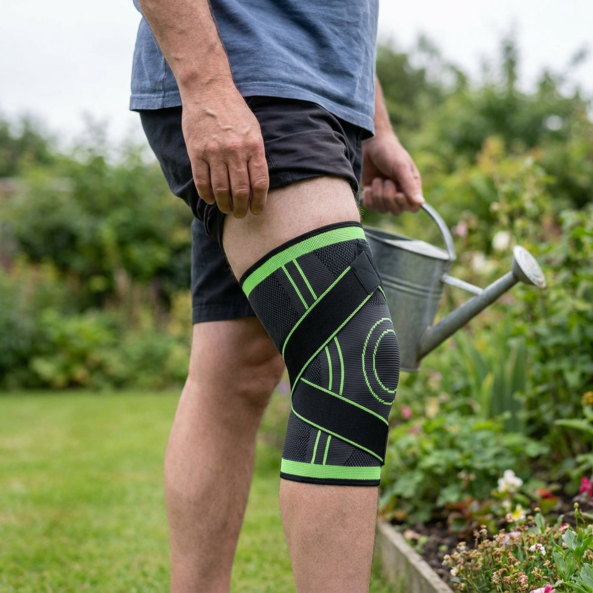 Compression Knee Brace - Fit Support for Joint Pain, Arthritis Relief,  and Improved Circulation
