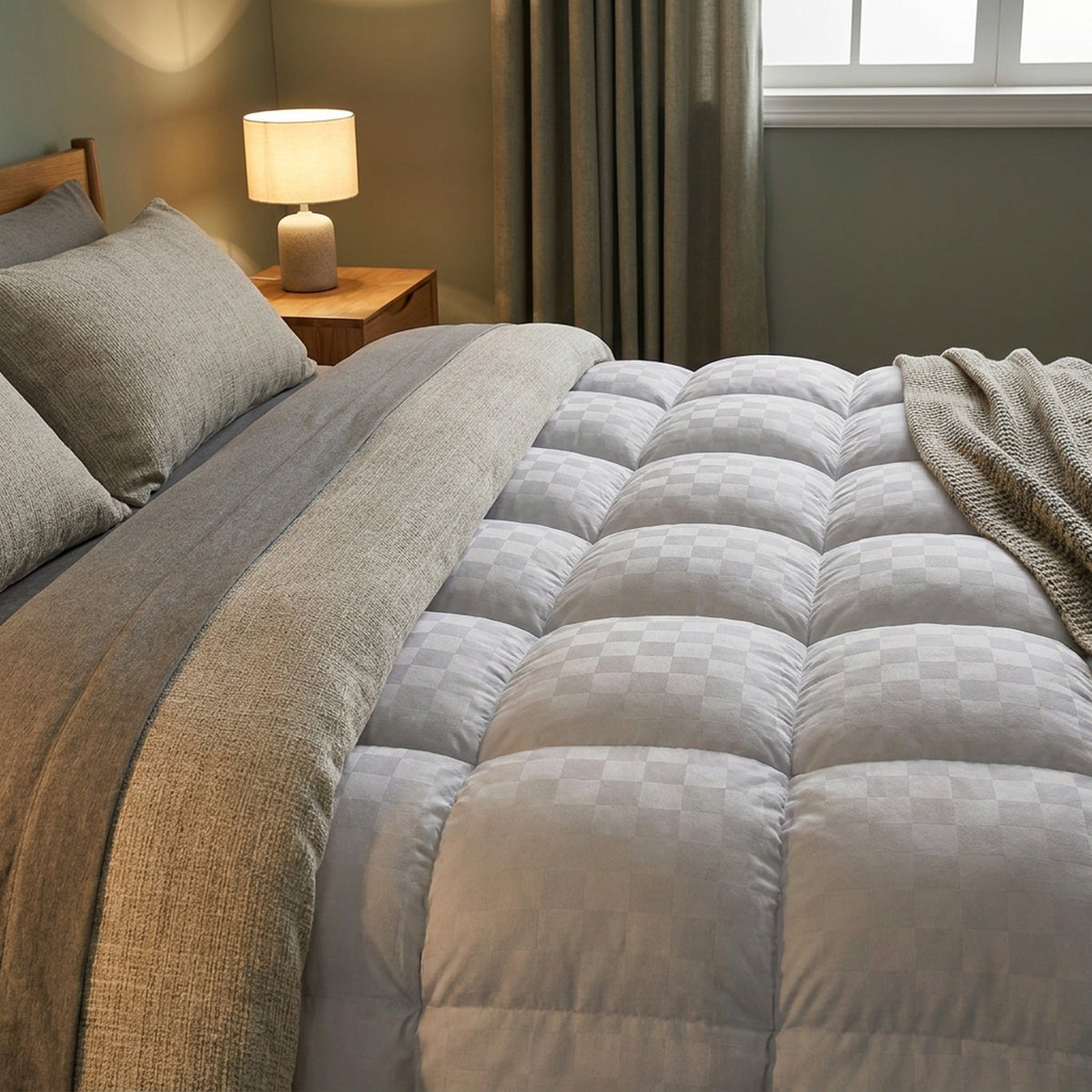 Extra Thick Quilted Mattress Topper – Luxuriously Soft Cooling Pad with Diamond Pattern, Fits 8-21" Mattresses, Perfect for Bedroom Comfort