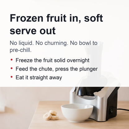 Automatic Fruit Ice Cream Maker