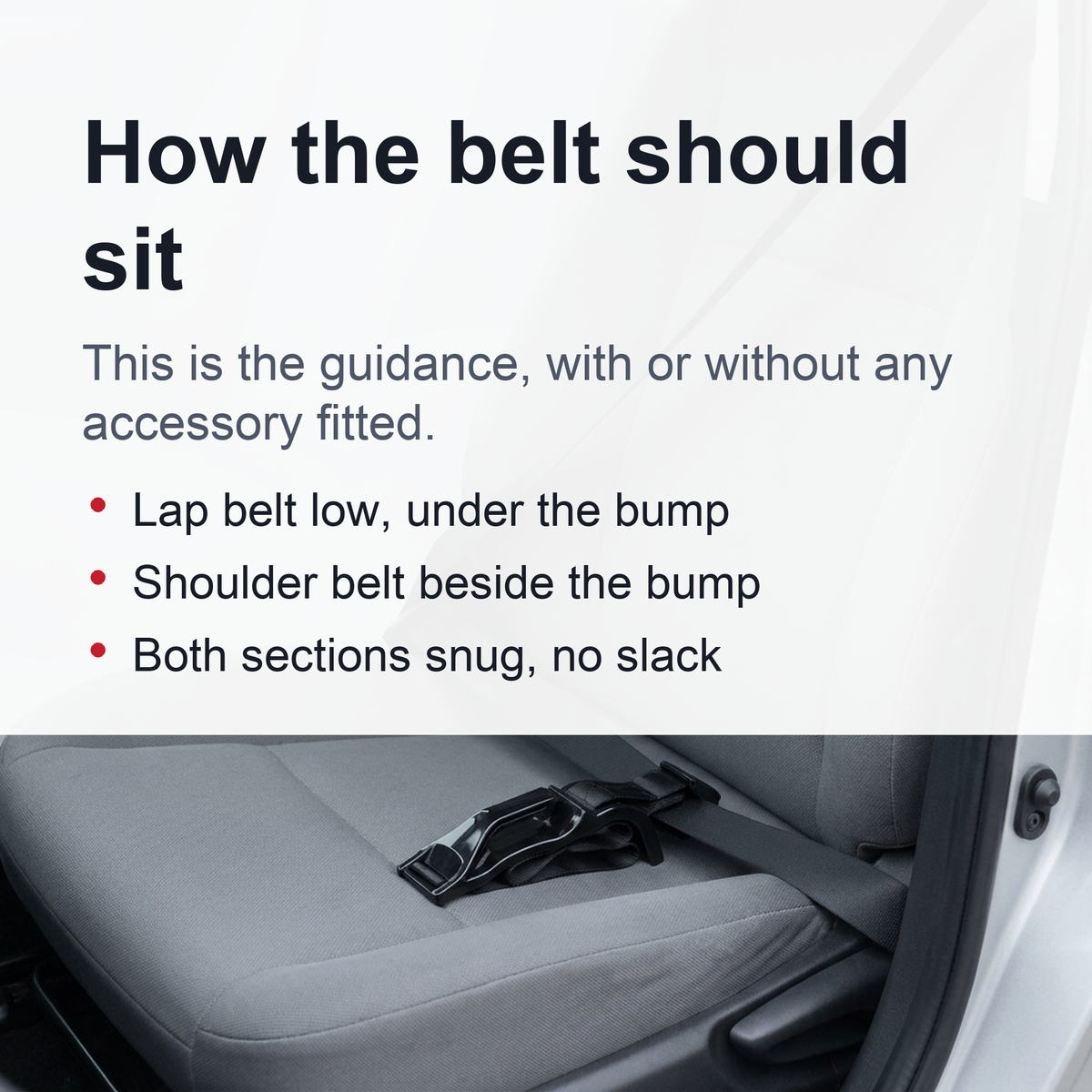 Pregnancy Safety Belt Strap, Seat Belt Extender - Prevent Compression of Abdomen