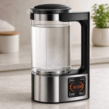 V8 Hydrogen Water Pitcher with Heating & Smart Cleaning