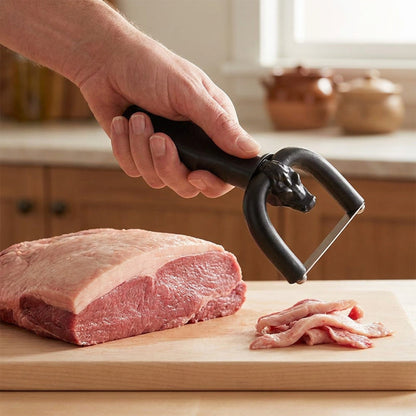 Handheld Meat Cutter Slicer - Fat Trimmer for Trimming Brisket, Fat Cap Remover for Beef and Pork