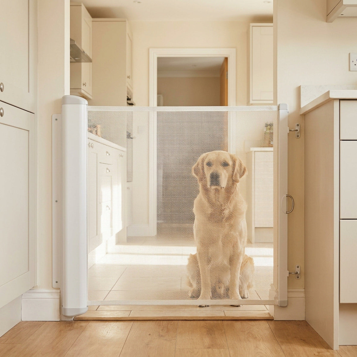 Retractable Baby Safety Gate - Protection Fence & Pet Barrier