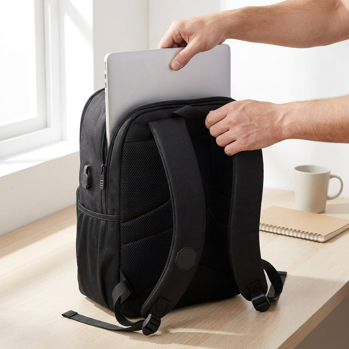 Cartoon-Inspired Luminous School Backpack – Stylish Daypack with USB Charging Port & Secure Lock for Boys and Girls (Under 15.6 inches)
