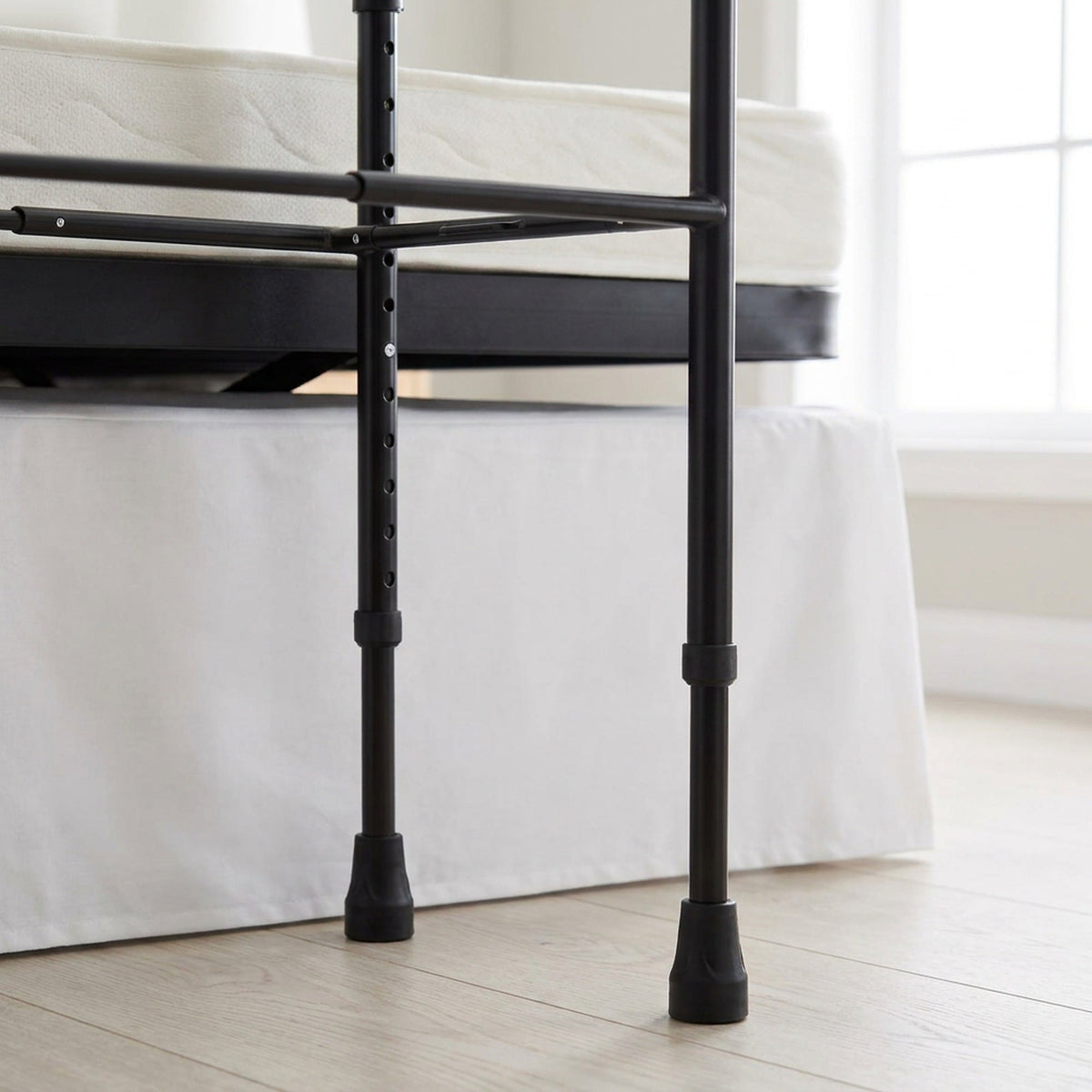 Elderly Safety Bed Guard Rail - Adjustable Height and Fall Prevention Bed Rails for Adults