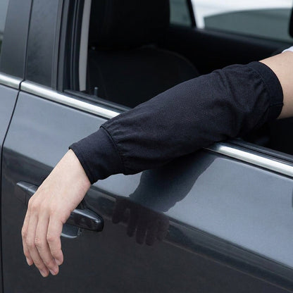 Loose Sun Sleeves for Men - Breathable Mesh Arm Covers for Cycling, Wrist or Hand Coverage