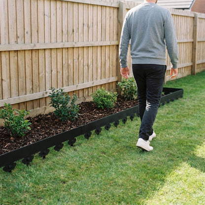 Lawn Edging Boarder Plastic – Easy-to-Install Landscape Edging Solution that Adds Long-Lasting Beauty to Lawns & Flowerbeds