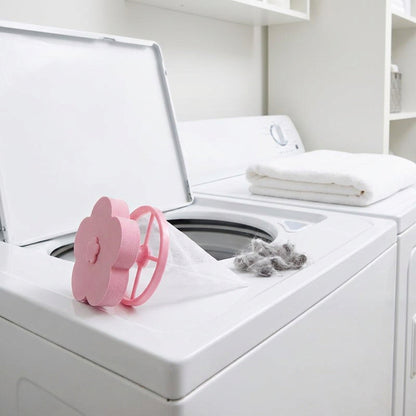 Floating Lint & Pet Hair Catcher for Top-Load Washing Machines – Reusable Mesh Bag Float