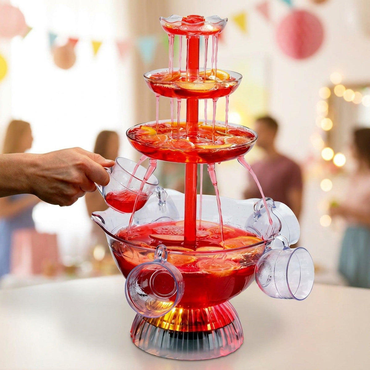 Retro Lighting Party Fountain