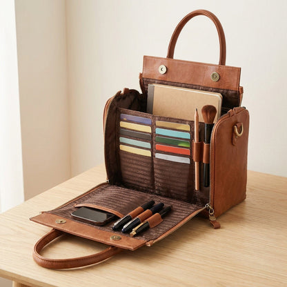 Vintage PU School Bag for Women – Summer Collection, Spacious Crossbody Handbag with Premium Quality Design