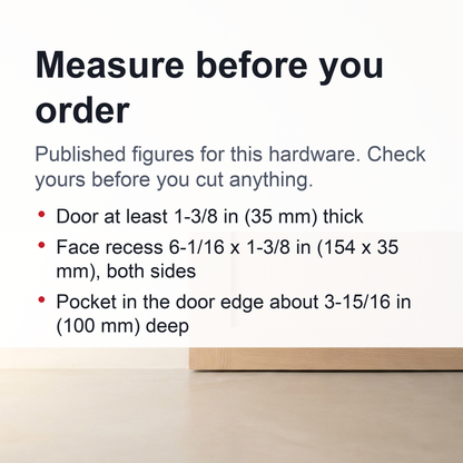 Latest Pocket Door Sliding Lock – Invisible Interior Hardware with Smooth Entry Hook, Durable Fittings for Bathroom Privacy and Modern Home Styling