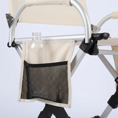 Aluminum Folding Chair – Lightweight Yet Strong Seat with Backrest for Outdoor Fishing, Travel, and Compact Storage