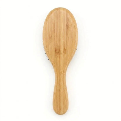 Natural Boar Bristle Hair Brush – Bamboo Handle Anti-Static Detangling Comb for Silky Smooth Hair and Scalp Massage