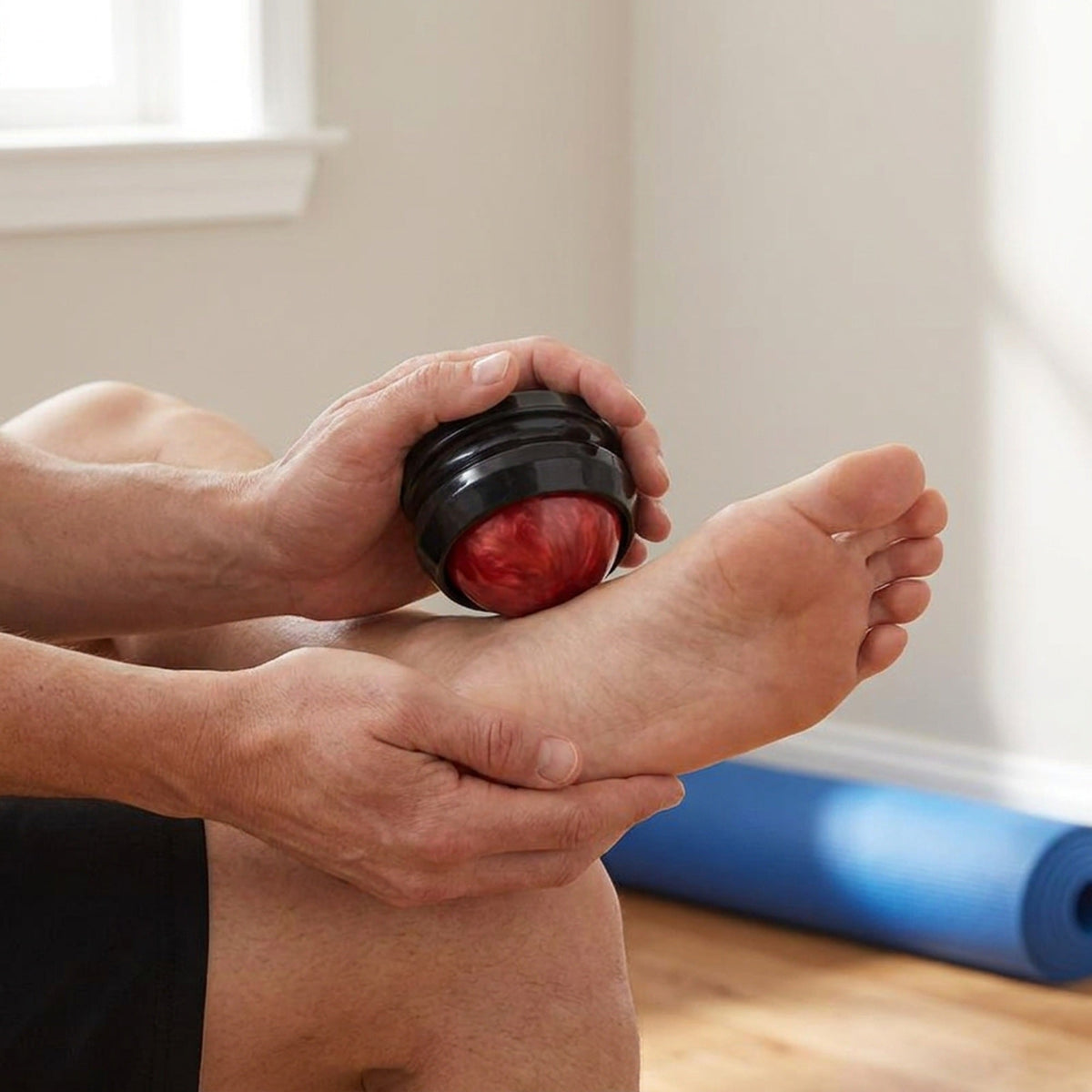 Massage Roller Ball - Massager and Therapy Tool for Sore Muscles, Shoulders, Arms, Neck, Back, Feet, Body, Deep Tissue, Stiffness, Joint Pain, Stress Relief