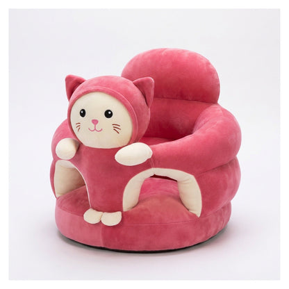 Plush Animal Floor Seat – Soft Foam Ring Cushion for Babies Who Already Sit Up