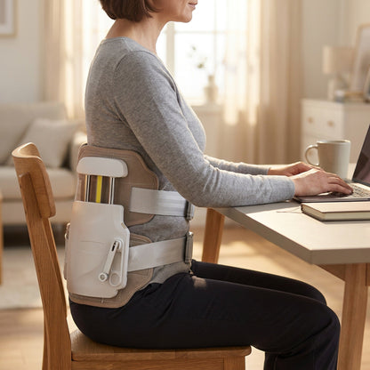 Lumbar Decompression Belt – Home Traction Device for Lower Back Pain, Herniated Disc Therapy, and Spine Support Relief